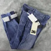 NWT Mojo Kiko SASS & BIDE Body Amour MWind Women's DISTRESSED Blue Jeans S1E1