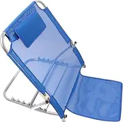 Back Rest Lumbar Support Adjustable Sit-up Back Rest, Bed Backrest Support Breathable Backrest Bracket Chair for Elderly Paralyzed Patients