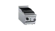 B+S Black Char Broiler 300mm Bench Mounted Natural Gas