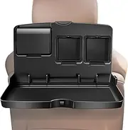 Car Tray Table, Car Seat Table Tray - Car Trays for Back Seat Table - Car Back Seat Tray, Car Computer Desk with Drink Holder