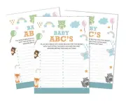 Inkdotpot Jungle Animals Baby Shower Game Set Of 50-0Yn