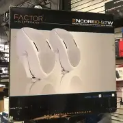Factor Electronics Encore IO52W Indoor-Outdoor 200 Watt Speakers (White)