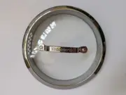 NEW Cuisinart Glass/Stainless Strainer Lid: Inner Rim 6.75", Outer Rim 7.75"