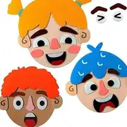 Toddlers Learning Toys for Preschool Social Emotional Learning-Activity for Kids Make Face Feelings Pieces Autism Learning Materials,2 Panels and 9Emotion Cards for Daycare Supplies,