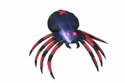 4 FT Halloween Inflatable Spider Yard Party Blowup Decoration Balloon LED Lights