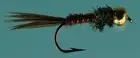 Jackson Cardinal 835-18 Nymph Fly #18, Beadhead Flashback Pheasant