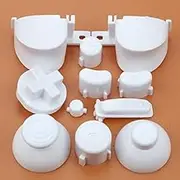 A B X Y Z Button & Thumbstick Button D-pad Mod Kits for Gamecube NGC Controller -White