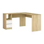 Artiss Corner Computer Desk Office Study Craft Table Drawers L-Shape Workstation