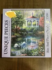 Unique Pieces 1500 Bits and Pieces Swan Lake Laurie Snow Hein Brand New Sealed