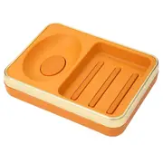 Soap Box Moisture-proof Hollow-out Design Lightweight Double Compartment Soap Dish Household