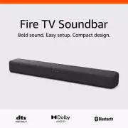 Fire TV Soundbar, 2.0 Speaker with DTS Virtual:X and Dolby Audio, Bluetooth Conn
