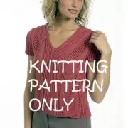 NWT Jodi Snyder Plymouth Yarn 1264 Lace Cabled Pullover Sweater Knitting Pattern