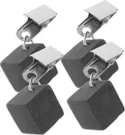 4 pcs Heavy Duty Tablecloth Weights Pendants with Clips for Outdoor Picnic Camping Secure Table Covers Windy Conditions