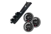 3 Gauge Pillar Pod Suits Nissan GU Patrol 97-15 Boost Exhaust Volt Digital Gauge