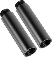 ifundom 2Pcs Mic Stand Extension Tube Durable Microphone Arm Support Easy Mounting Extension Rod for Boom Arms Shock Mounts for Microphones