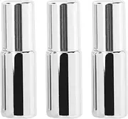 Glass Perfume Bottle Essential Oil Roll in defined bottles 5 ml of holiday vacation carrier conveyor carriers for vacation (Plata)