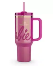 Barbie x Stanley Icon 40 oz Pink Quencher Classic Barbie Logo NEW Mattel