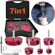 PVC Pipe Fitting Socket Reamer Kit PVC Fitting Saver PPR Plumbing Tool Drills 7