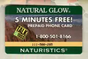 BOTTOM LINE TELECOMMUNICATIONS Natural Glow 1994 Phone Card ( EXPIRED )