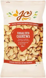 Unsalted Cashews, 500 G