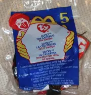 McDonald's Ty Teenie Beanie Lucky the lady bug #5 2000 NEW