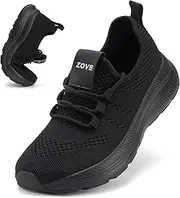 ZOVE Wide Toe Box Shoes Women Extra Wide Width Sneakers Ultra Light Road Running Shoes Non-Slip Tennis Sneakers Breathable Walking Athletic