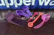 Tupperware Gadgets Kitchen Tools Mini Funnel Melon Baller Flat Scoop Set 6 New