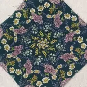 16 9.5" Secret Garden #2 Stack 'n Whack Quilt Blocks Kaleidoscope