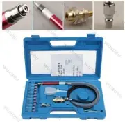 17Pcs Micro Air Die Grinder Kit Mini Pencil Polishing Rotary Cutting Tool Set UK