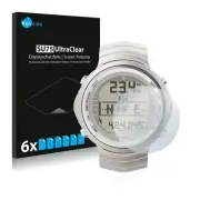 Suunto D9TX Titnium Diving Watch, 6 x Transparent ULTRA Clear Screen Protector