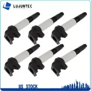 6Pcs Ignition Coils Pack For BMW E39 E46 E53 E60 E63 B322 320i 330Ci UF522 (for: BMW)
