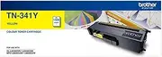 Brother Genuine TN341Y Yellow Toner Cartridge, Up to 1500 Pages (TN-341Y) for Use with: HL-L8250CDN, HL-L8350CDW, MFC-L8600CDW, MFC-L8850CDW, High-Yield