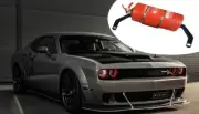 for Dodge Challenger SRT Hellcat fire extinguisher holder bracket