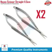 Dental Noyes Iris Scissor Straight Spring Action Micro Ophthalmic Scissors Tools