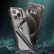 Luxury Metal Removable Hollow Shockproof Case For iPhone 15 14 Pro Max