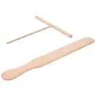 Convenient Cooking Utensils Egg Cake Spreader Wooden Crepe Spatula