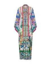 Camilla Silk Kimono Swim Cover-Up