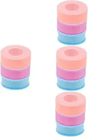 IWOWHERO 4sets Eyelash Extension Tape Adhesive Lash Tapes Breathable Comfortable Fabric Eyelash Adhesive 3rolls*4