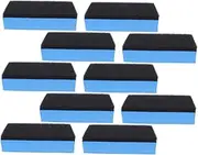 Alipis 10pcs Car Cleaning Sponge Tire Shine Applicator Pads Double-Sided Wax Polishing Pad Car Wax Sponge