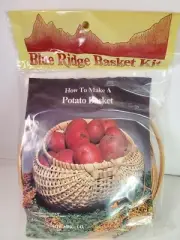 Blue Ridge Basket Kit Potato Basket Commonwealth MFG 7x12x12in. Vintage
