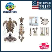 Bronze Sea Turtle Wind Chimes - Perfect for Whimsical Indoor/Outdoor Decor