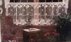VTG 1 Pc HERITAGE LACE Ecru APPLE BASKET 60" X 30" Tier Curtain Rustic Country