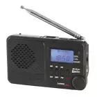 Portable AM/FM/SW Radio with MP3 Player Digital Clock USB Rechargeable Battery