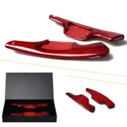 Steering Wheel Shift Paddle Extension Carbon Fiber For Ford Taurus Red