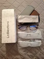 Lcbestbro 3 Pack Blue Light Blocking Reading Glasses 1.75