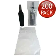 200 x Air Column Inflatable Packaging Bag Wine Bottles Bubble Skin Glass 750mL