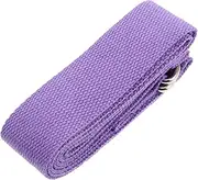 JUMPLAWN Yoga Assisted Stretch Belt Tension Belt Trick Stone Yoga Rope Stretch Belt Rope Belt Yoga Belt Steel Rivet Handle Support Belt Belt Lavender Polyester Cotton