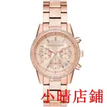 小晴二手/MICHAEL KORS 三眼計時-石英鑲鑽-鑽石奢華-飾品女錶 MK6598