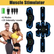 EMS Electric Muscle Stimulator Wireless Trainer Smart Fitness Abdominal Massager