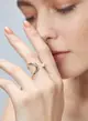 ARTISMI-Hoofer Simple Pearl Ring 流線珍珠開口戒(預購)